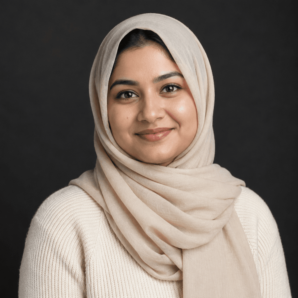 Portrait of Aisha Rahman
